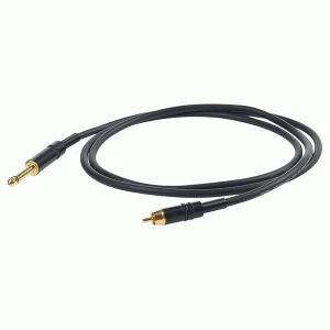 PROEL CHLP220LU15 - сценический кабель, 6.3 джек моно <-> RCA (папа), длина - 1.5 м