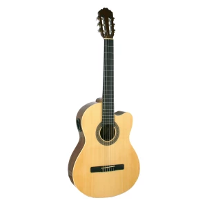 SAMICK CN-2CE N - классическая гитара с подключением, с вырезом, 4/4, ель, цвет натуральный