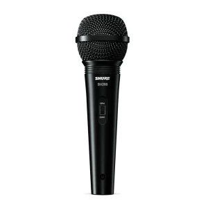SHURE SV200-A - микрофон динамический вокальный с выкл. и кабелем (XLR-XLR), черный