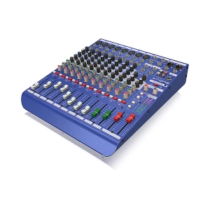 MIDAS DM12 - аналоговый микшер, 12 каналов (2 стерео), 8 мик.преампов MIDAS, 8 инсертов, 2 AUX