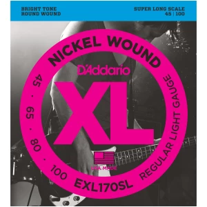 D'ADDARIO EXL170SL - струны для БАС-гитары, Super Long, 045-100