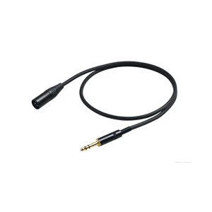 PROEL CHL230LU10 - микрофонный кабель, 6.3 джек стерео <-> XLR (папа), длина 10м