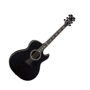 DEAN EX BKS - электроакустическая гитара, EQ, тюнер, красное дерево, цвет черный