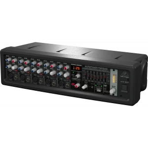 BEHRINGER PMP550M - микшер с усилителем, 500Вт, 5 каналов, 7 полосный графический эквалайзер