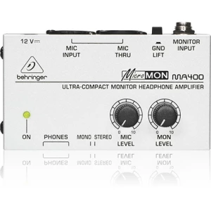 BEHRINGER MA400 - компактный мониторный усилитель для стерео-наушников