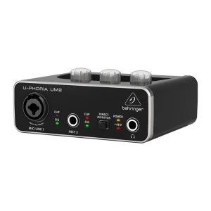 BEHRINGER UM2 - аудиоинтерфейс USB, 2 входа, 2 выхода, микр. предусилитель XENYX