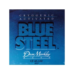 DeanMarkley 2672 Blue Steel Bass LT - струны для БАС-гитары (нержав, заморозка) толщина 45-100
