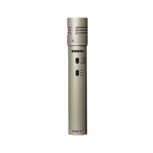SHURE KSM137/SL - студийный конденсаторный инструментальный микрофон с кейсом и крепленитем