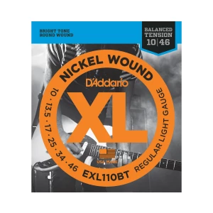 D'ADDARIO EXL110BT - струны для электрогитары, Regular Light, никель,10-46, Balanced Tension