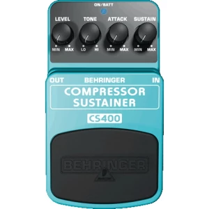 BEHRINGER CS400 - педаль эффектов динамической обработки для гитар, бас-гитар и клавиш