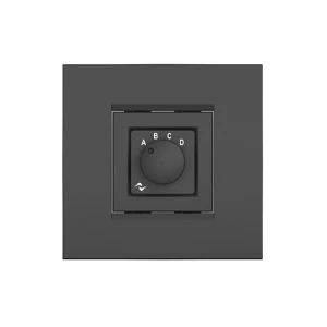 POWERSOFT WMP SELECTOR SQUARE BLACK - 4-позиц. контроллер д/удалённого управ-я усилит. Powersoft, че
