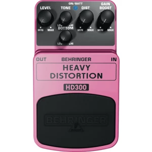 BEHRINGER HD300 - педаль эффектов 'Хэви Дисторшн', индивидуальные регуляторы