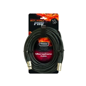 ONSTAGE MC-10NN - микрофонный кабель XLR(папа) <-> XLR(мама), разъемы ( Neutrik) , длина 3.05м.