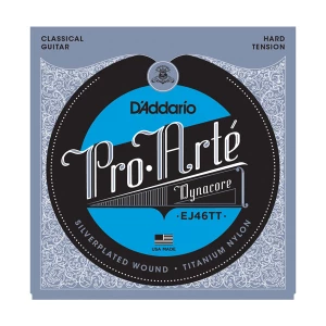 D'ADDARIO EJ46TT - струны для классической гитары, сильное натяжение, оплётка-титан