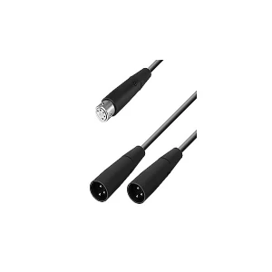 NEUMANN AC 20 - кабель для блока питания BS 48 i или N 48 i, 5-pin XLR F / 2х3-pin XLR M, 1 метр