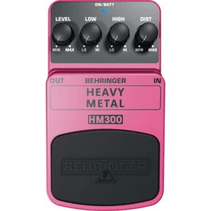 BEHRINGER HM300 - педаль эффектов 'Хэви Метал'-дисторшн