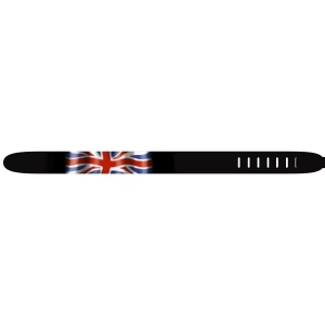 PERRI'S P25LSS-33 UK FLAG - кожаный ремень (Флаг Великобритании)